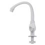 Imagen de CANILLA COCINA BLANCA PLASTICA ALTA DE MESA 1/2" ORBE